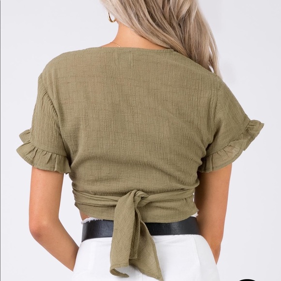 SOLD Princess Polly - Tie Up Top - Picture 4 of 6